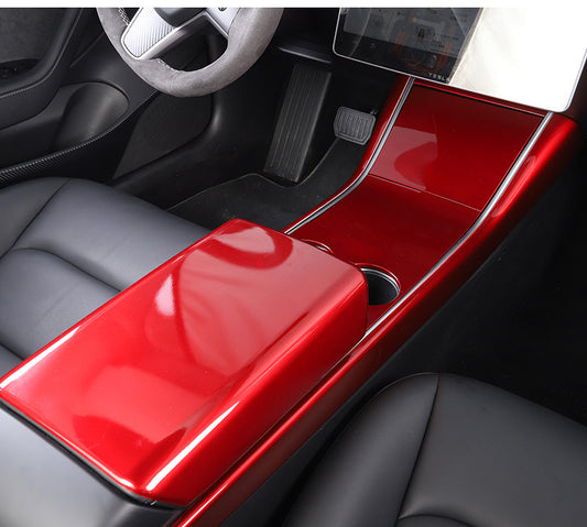 Suitable For Tesla Central Control Armrest Box Cover