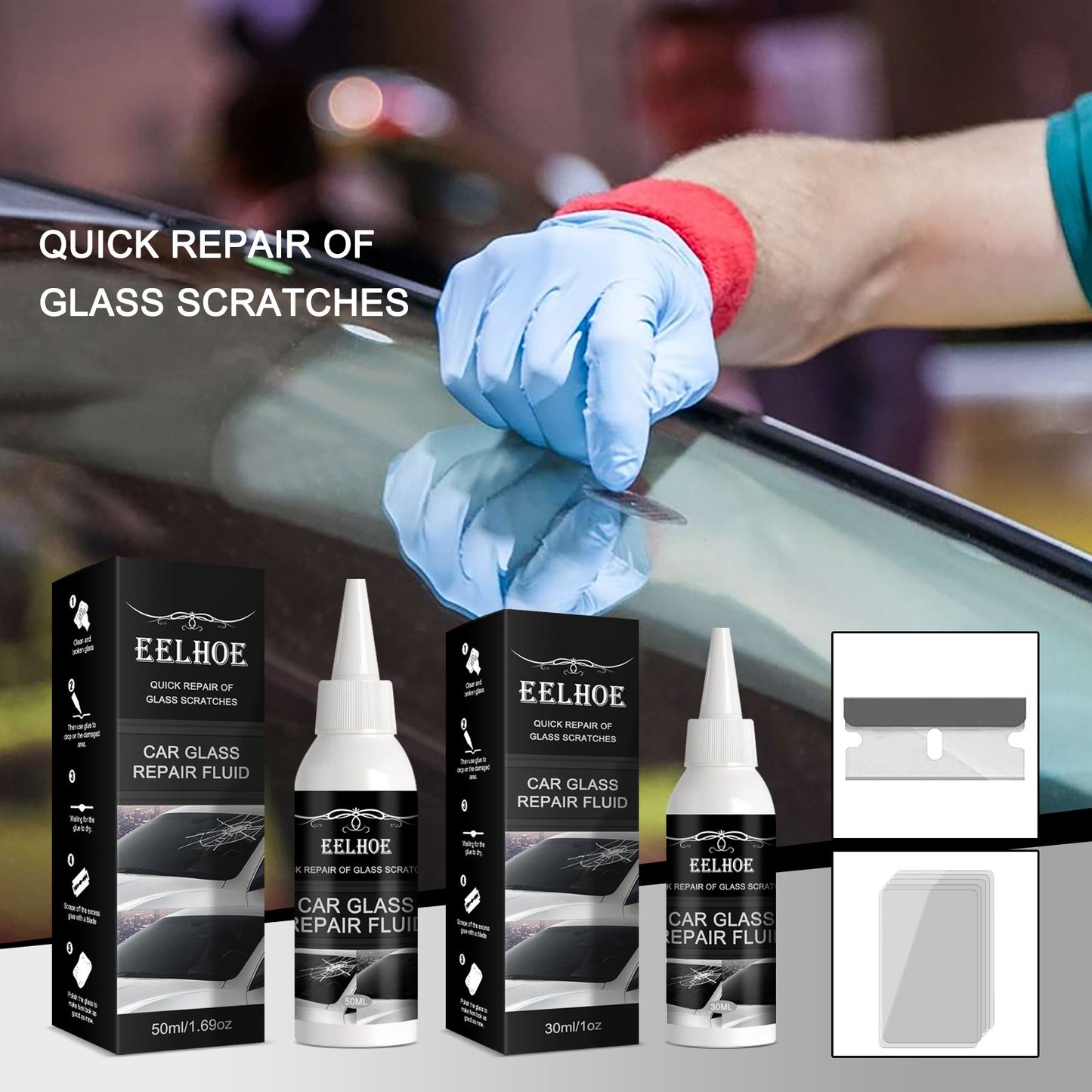 Car Windshield Repair Crack Adhesive