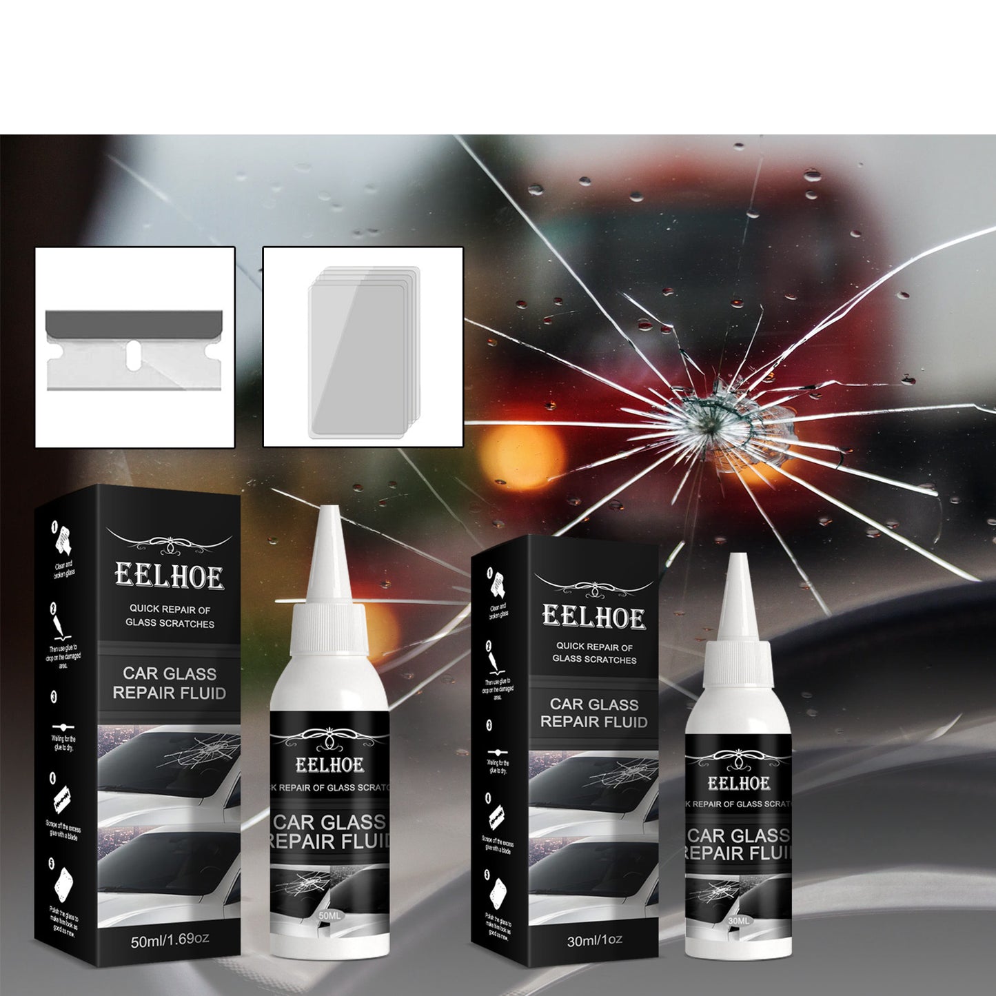 Car Windshield Repair Crack Adhesive