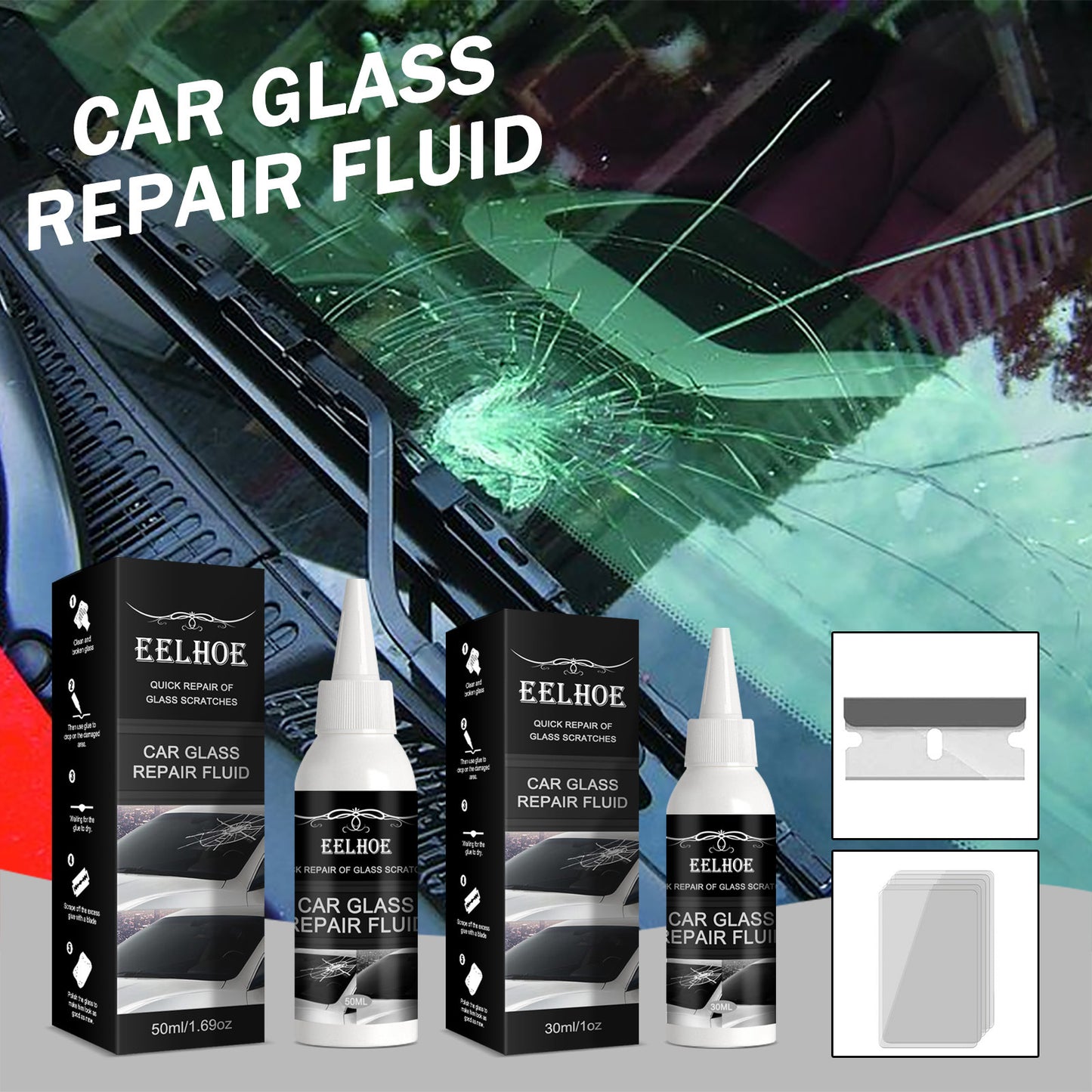 Car Windshield Repair Crack Adhesive